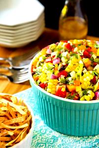 1 serving Mexican Chopped Salad (Side) (No Dressing)