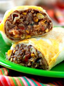 1 Serving Mini Bean & Cheese Burrito With Chicken