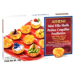 1 Serving Mini Fillo Shells - Traditional Flavor