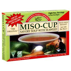 1 Serving Miso-Cup Savory Soup With Seaweed Envelope