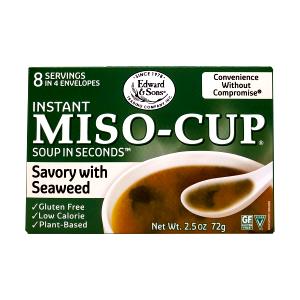 1 Serving Miso-Cup Savory Soup With Seaweed