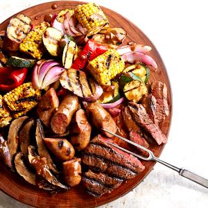 1 serving Mixed Grill with Vegetables & Tuscan Potatoes (Dinner)