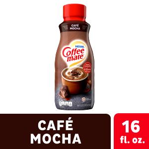 1 Serving Mocha With Sugar Free Flavor, Cold - Whole Milk - 16 Oz.