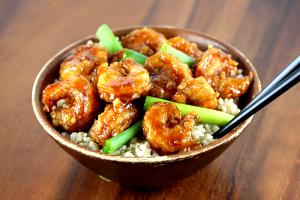 1 serving Mongolian Shrimp