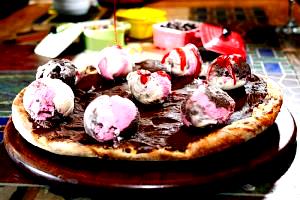 1 Serving Monster Mania Ice Cream Pizza