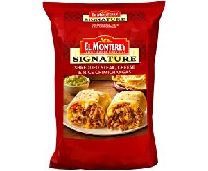 1 Serving Monterey Shredded Steak & Cheese Chimichangas