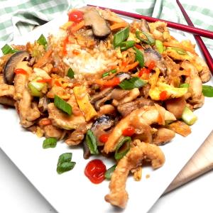 1 Serving Mu Shu Chicken