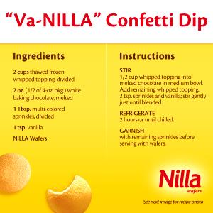 1 Serving Nilla Wafers Topping