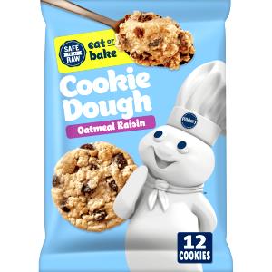 1 Serving Oatmeal Raisin Frozen Cookie Dough