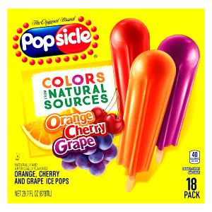 1 Serving Orange / Cherry / Grape Ice Pops