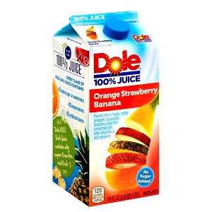 1 Serving Orange Strawberry Banana Juice Drink Concentrate