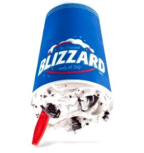 1 serving Oreo Cookies Blizzard (Small)