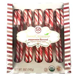 1 Serving Organic Candy Canes