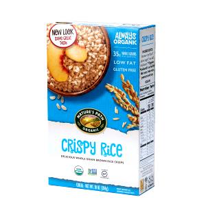 1 Serving Organic Crispy Brown Rice - Gluten Free Cereal