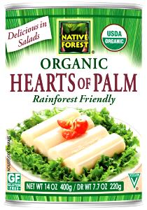 1 Serving Organic Hearts Of Palm