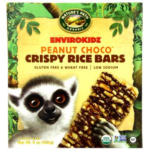 1 Serving Organic Lemur Peanut Choco Drizzle Crispy Rice Bars