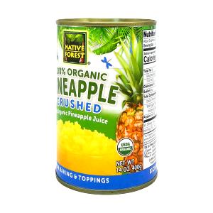 1 Serving Organic Pineapple Crushed