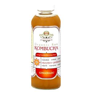 1 Serving Organic Raw Kombucha - Gingerade