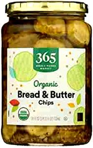 1 Serving Organic Selections Sweet Bread & Butter Chips Pickles