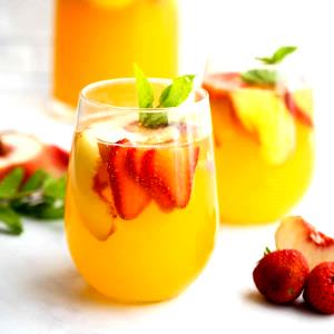 1 Serving Peach Sangria