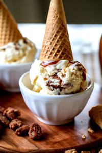 1 Serving Pecan Praline Ice Cream - Love İt Size