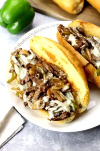 1 Serving Philly Steak & Cheese W/ M&GP Sub 6 İnch