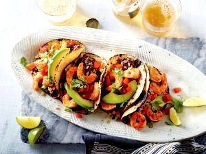 1 serving Pico Shrimp Tacos with Black Beans & Grilled Veggies