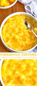 1 Serving Pineapple Topping - Large