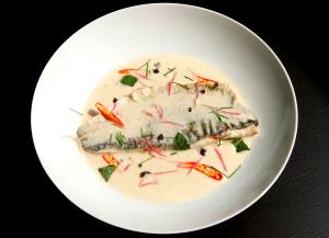 1 Serving Poached Black Bass