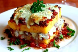 1 serving Polenta Lasagna