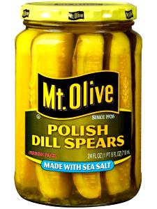 1 Serving Polish Dill Pickle Spears