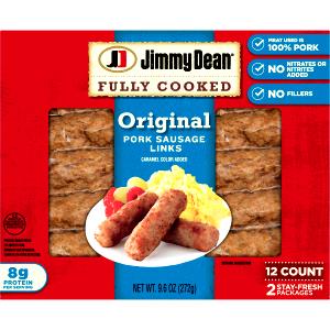 1 Serving Pork Sausage Links - Fully-Cooked Lunch Meat