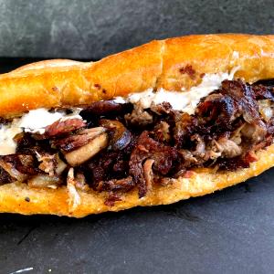 1 Serving Prime Rib Cheesesteak - Small With Cheese & Dressing