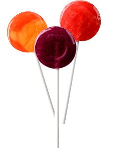 1 Serving Pure Pops Organic Candy, Holloween Lolipops