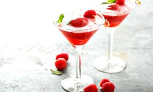 1 Serving Raspberry Sorbeto Martini