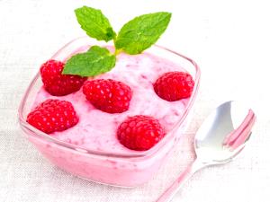 1 Serving Raspberry Yogurt