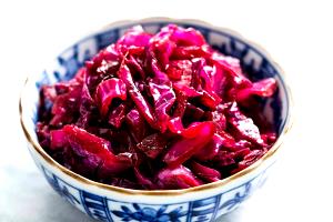 1 Serving Red Cabbage, Sweet & Sour