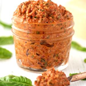 1 Serving Red Pepper Pesto Spread