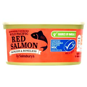 1 Serving Red Salmon, Skinless & Boneless