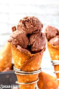 1 Serving Red, White And True Chocolate Ice Cream - 2.5 Oz Scoop