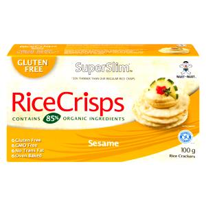 1 Serving Rice Crisps Crackers - Sesame