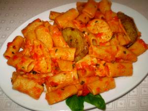 1 serving Rigatoni Positano