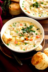 1 serving Roasted Turkey Pot Pie Soup (Side)