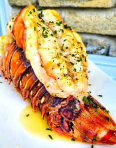 1 Serving Rock Lobster Tail For Lunch