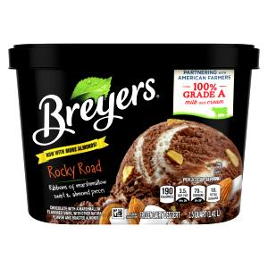 1 Serving Rocky Road Ice Cream Quart