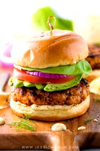 1 Serving Salmon Burger