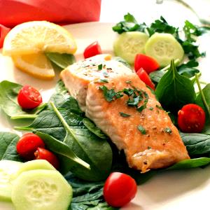 1 Serving Salmon Plate**