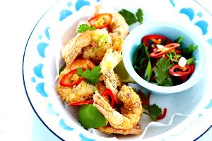 1 Serving Salt And Pepper Prawns