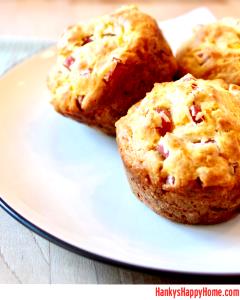 1 Serving Savory Ham Muffin