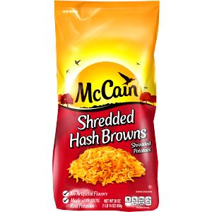 1 Serving Scored Shredded Hash Browns